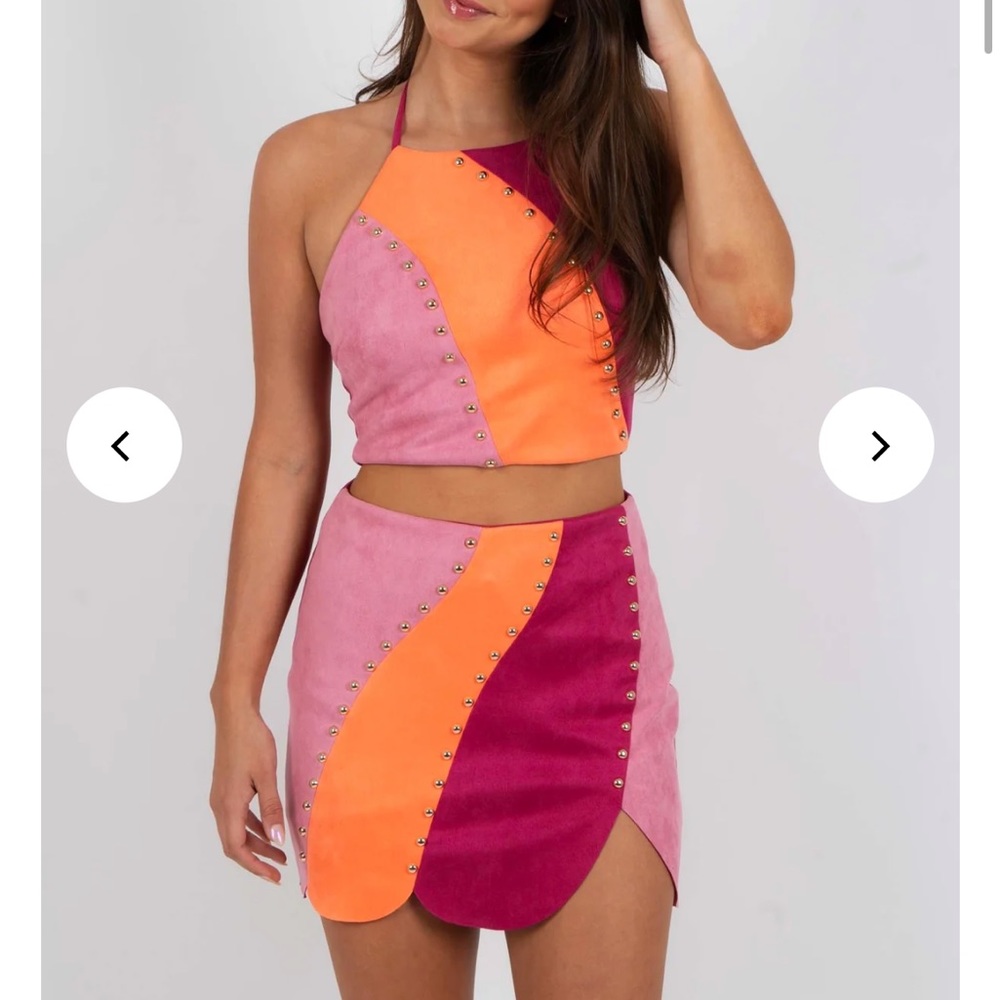 Two piece skirt set